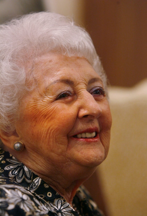 Steve Griffin | The Salt Lake Tribune
Past LDS Young Women leader, Florence Jacobsen is honored during a reception at the Relief Society Building in Salt Lake City Thursday Nov 19, 2009.
