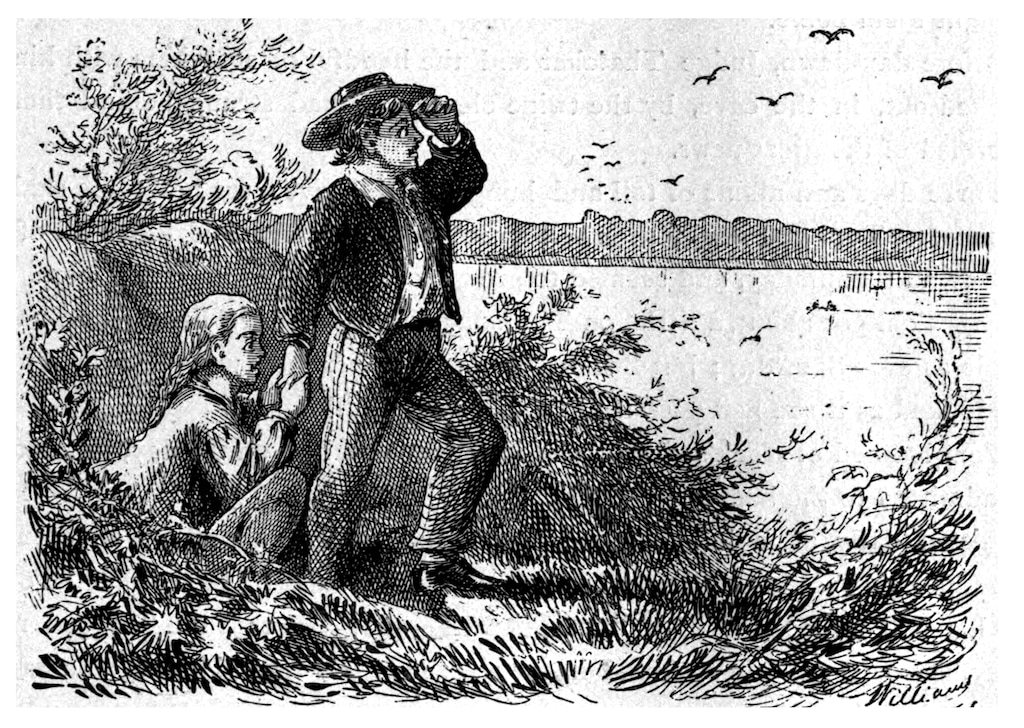 (Trueman W. Williams via Wikimedia Commons) An illustration from  "The Adventures of Tom Sawyer," written by Mark Twain.