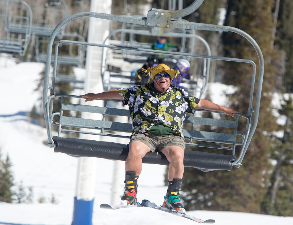 Rick Egan  |  The Salt Lake Tribune

Temperatures in the Wasatch Mountains on the first days of February 2025 were warm enough to rival a spring day like this one at Solitude Mountain Resort in April 2016.