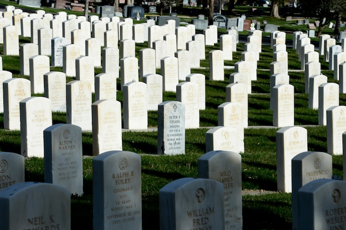 (Scott Sommerdorf | The Salt Lake Tribune)
The Salt Lake City Cemetery, Friday, April 13, 2018. The cemetery is historic, beloved by relatives, neighbors, nature and recreation lovers -- and needs about $27 million in repairs, improvements and financial aid. The city is reviewing a master plan to make fixes and improvements. 
