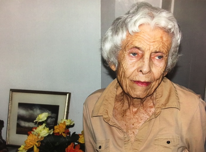 (photo courtesy Joan Thomas) Joan Thomas married Ammon Hennacy in 1965. They met through the Catholic Worker movement. Hennacy described Thomas as a "natural born anarchist."