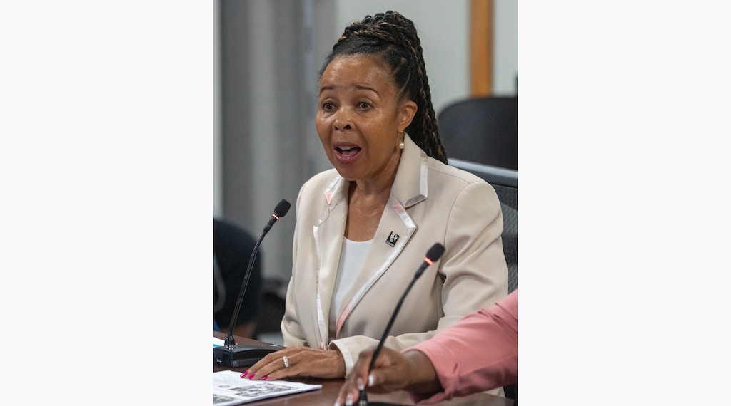 (Rick Egan | The Salt Lake Tribune) Jackie Thompson makes some comments with the Utah Ethnic Studies Coalition during a public hearing on teaching about racism in the K-12 classrooms on Thursday, July 22, 2021. Thompson is now taking over as an assistant superintendent in Davis School District to respond to the reports of serious and systemic racism there that was going ignored by administrators, according to a report from the U.S. Department of Justice.