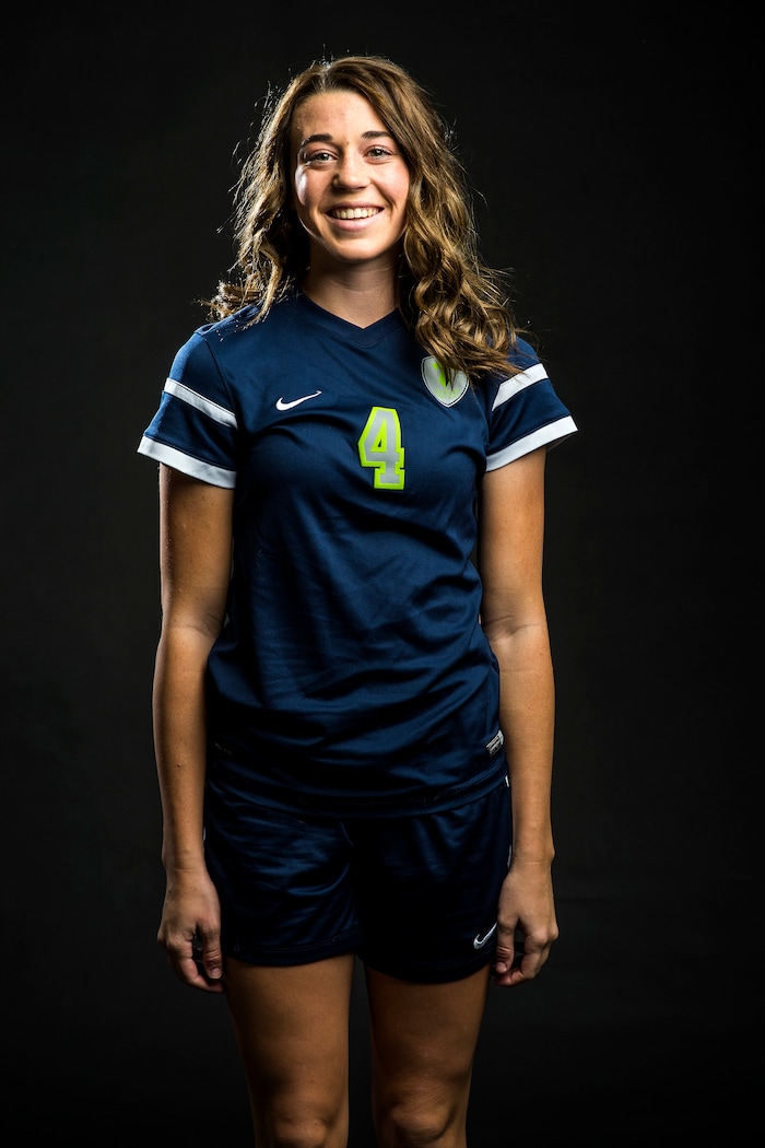 (Chris Detrick  |  The Salt Lake Tribune) Syracuse's Kelsey Steed poses for a portrait Wednesday, December 13, 2017.  