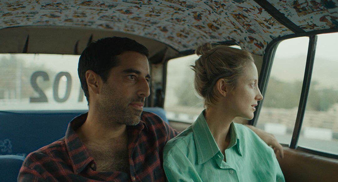 (Photo courtesy of Sundance Institute) Andrea Riseborough, right, and Karim Saleh play former lovers who reunite in "Luxor," directedy by Zeina Durra, an official selection of the World Cinema Dramatic Competition at the 2020 Sundance Film Festival.
