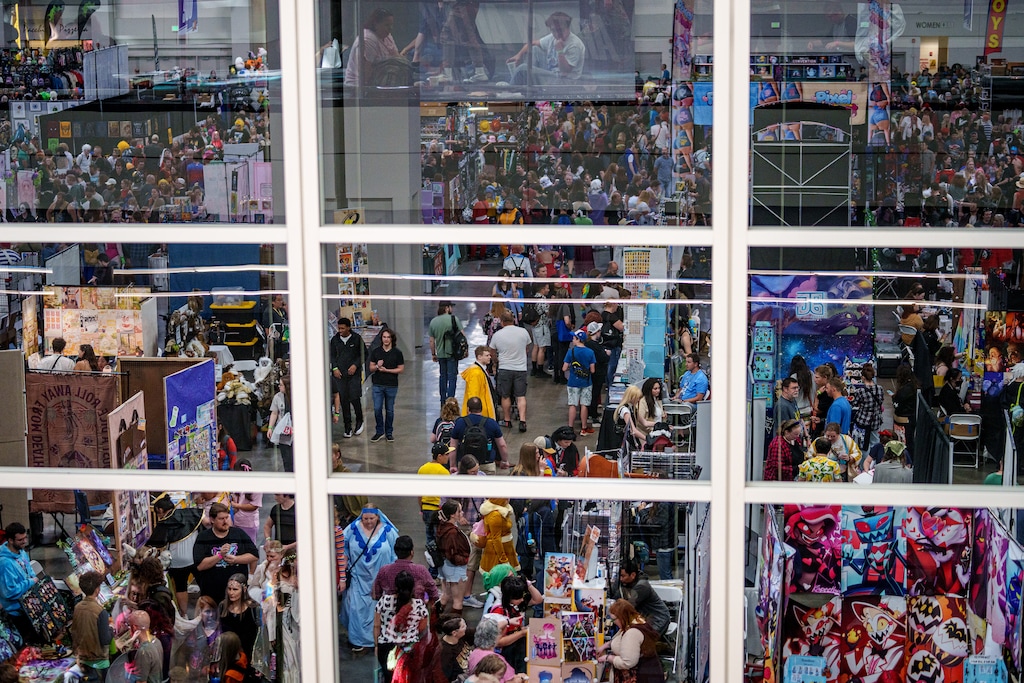 (Trent Nelson  |  The Salt Lake Tribune) FanX in Salt Lake City on Friday, Sept. 27, 2024. This year's FanX Comic & Pop Culture Convention goes through Saturday. 