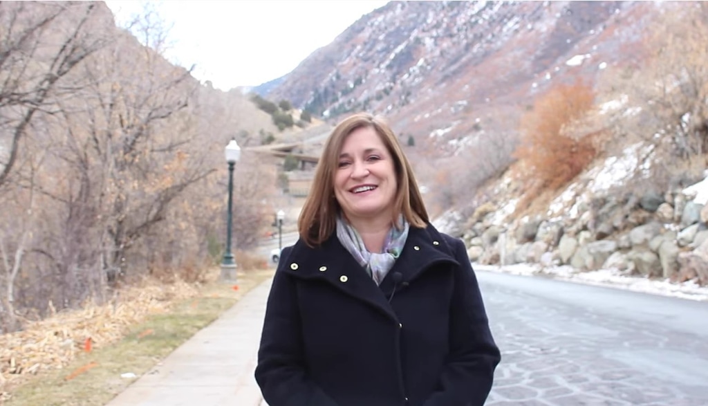 (Screen capture via Salt Lake County) Mayor Jenny Wilson delivers the 2021 State of Salt Lake County address in a video shared Thursday, Feb. 25, 2021.