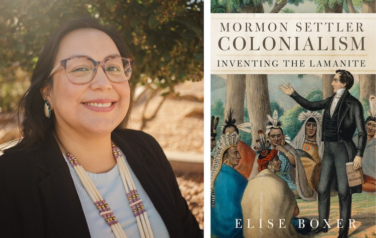 (John Legg, University of Oklahoma Press) Scholar Elise Boxer and her 2025 book, "Mormon Settler Colonialism: Inventing the Lamanite."
