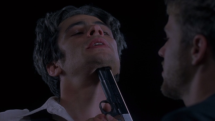 Benicio Del Toro (left) and Ryan Phillippe play lowlife criminals in the 2000 thriller "The Way of the Gun," filmed in and around Salt Lake City.