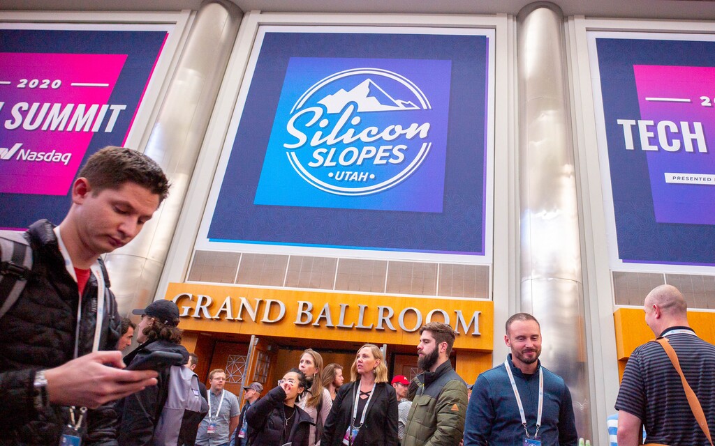 (Trent Nelson | The Salt Lake Tribune) The Silicon Slopes Tech Summit in Salt Lake City on Thursday, Jan. 30, 2020.