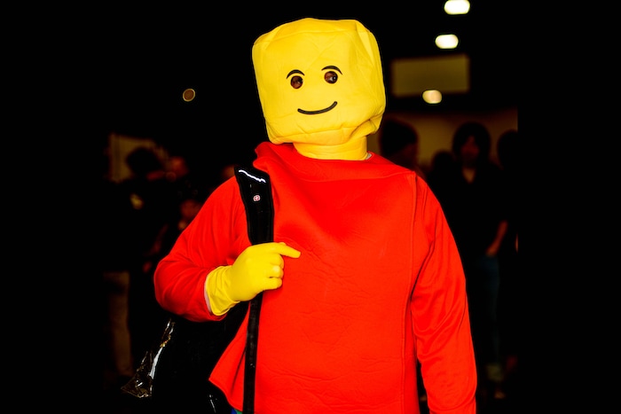 (Trent Nelson | The Salt Lake Tribune)  Faces of cosplayers and normals as the crowds stream into Salt Lake Comic Con, Thursday September 21, 2017.