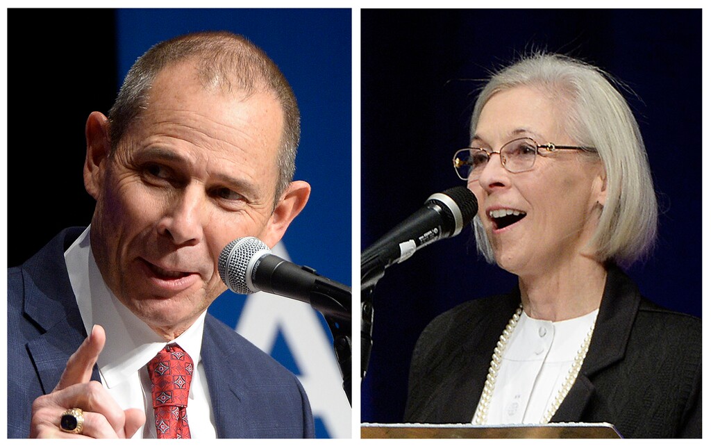 (Scott Sommerdorf  |  Tribune file photos) John Curtis and Kathie Allen