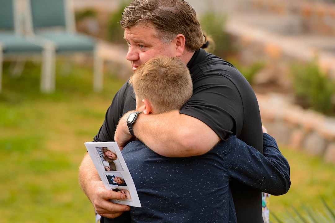 (Trent Nelson  |  The Salt Lake Tribune)
Family gathers for the funeral for Dawna Langford and two of her children, Trevor and Rogan, in La Mora, Sonora, Mexico on Thursday, Nov. 7, 2019.