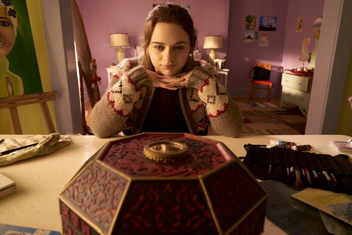 Steve Wilkie  |  Broad Green PicturesClare (Joey King) becomes obsessed with a strange Chinese music box with a lethal history, in the horror-thriller "Wish Upon."