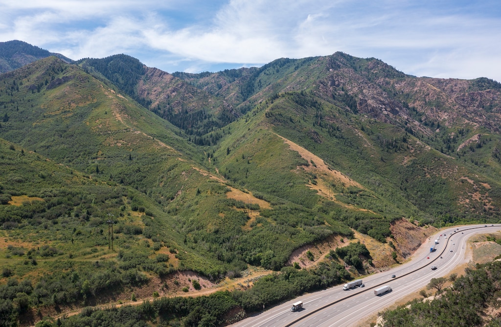 (Leah Hogsten | The Salt Lake Tribune) The area in Parley's Canyon where Granite Construction is proposing to excavate a limestone quarry, Wednesday, July 27, 2022. Regulators approved the mine but under conditions that the mine owners may not be able to meet.