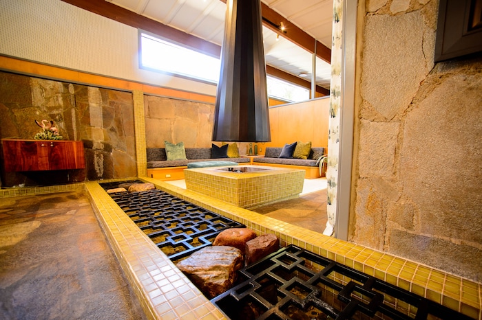 (Trent Nelson  |  The Salt Lake Tribune)  Jason & Courtney Hawks' home is part of the 2019 Salt Lake Modern Homes Tour, taking place in Holladay on Oct. 5. Preservation Utah is featuring 5 mid-century modern homes that were built in 1955 by architect Stephen Macdonald. The home was photographed on Thursday Sept. 26, 2019.