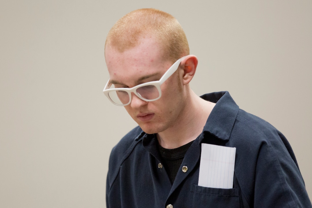 Tyerell Przybycien takes his seat in the 4th District Court during his sentencing on Friday, Dec. 7, 2018, in Provo.