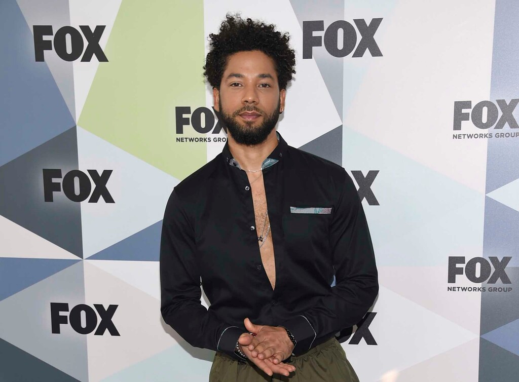 (Photo by Evan Agostini/Invision/AP, File) In this May 14, 2018 file photo, Jussie Smollett, a cast member in the TV series "Empire," attends the Fox Networks Group 2018 programming presentation afterparty in New York. Chicago police have opened a hate crime investigation after a man the department identified as a 36-year-old cast member of the television show “Empire” alleged he was physically attacked by men who shouted racial and homophobic slurs. Police wouldn’t release the actor’s name, but a statement from the Fox studio and network on which “Empire” airs identified him Tuesday, Jan. 29, 2019, as Jussie Smollett.