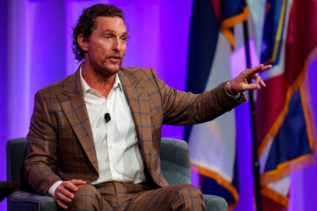 (Trent Nelson  |  The Salt Lake Tribune) Matthew McConaughey at the National Governors Association’s summer meeting in Salt Lake City on Friday, July 12, 2024.