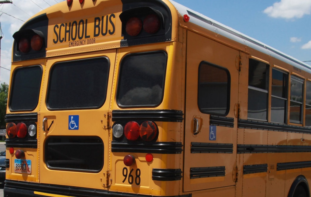 (Rick Egan | The Salt Lake Tribune) No students were injured in a crash involving a school bus in Cedar City.