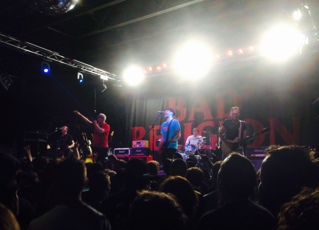 (Rick Egan  |  The Salt Lake Tribune)   Bad Religion performs at In The Venue, March 27, 2015.