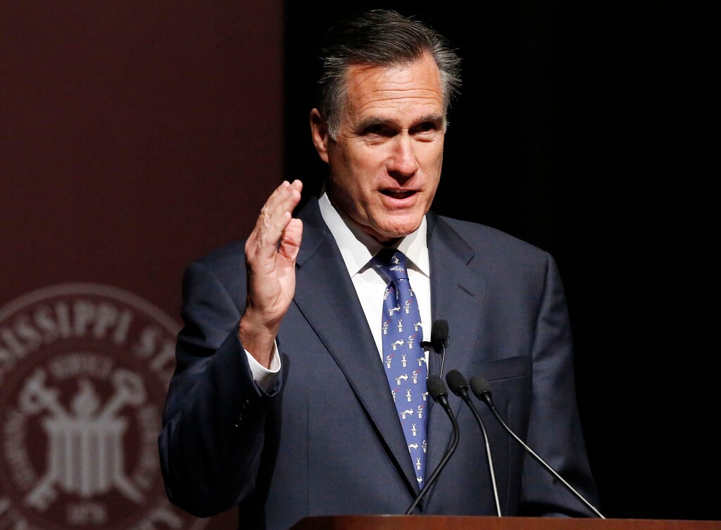 Former Republican presidential nominee Mitt Romney issued a lengthy statement calling on President Donald Trump to apologize over comments that equated white supremacists to the counter-protestors who were opposing racism in Charlottesville, Va. (AP Photo/Rogelio V. Solis, File)