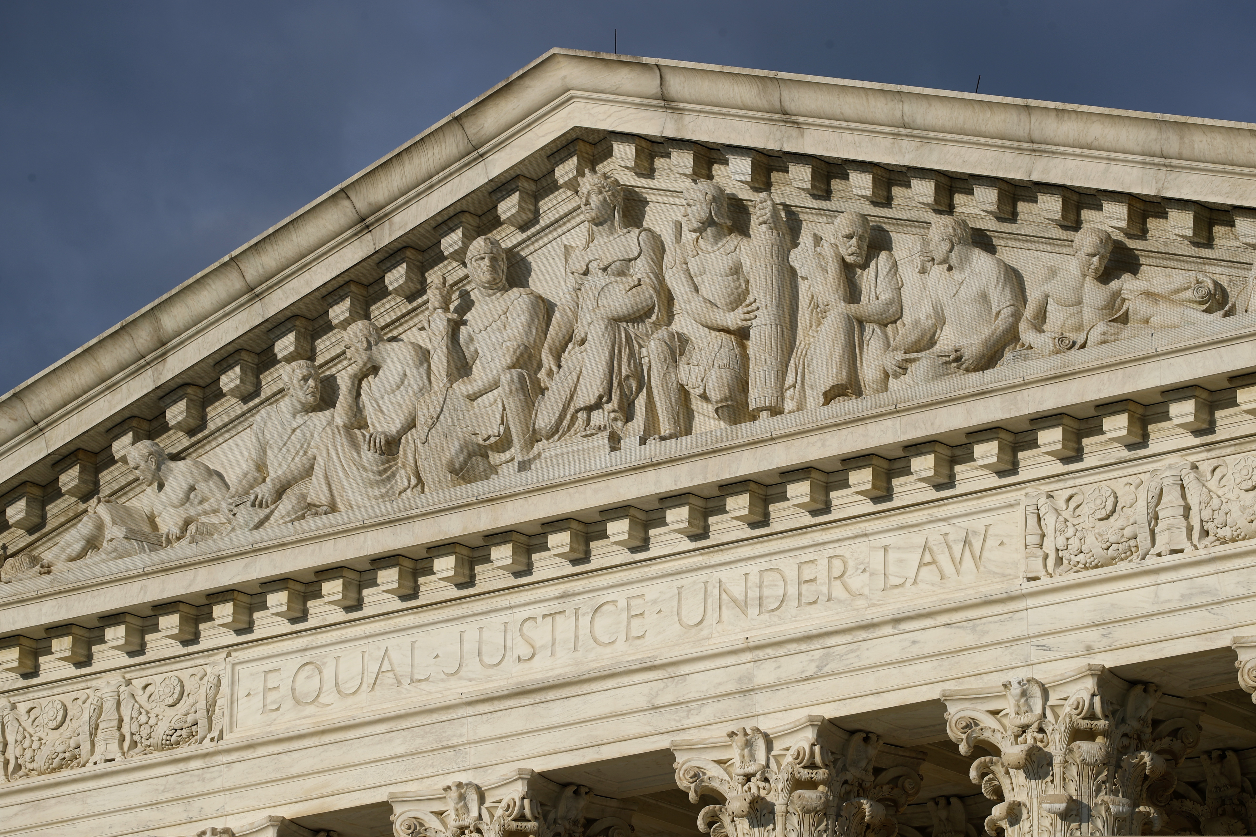 (Patrick Semansky | AP photo)
In this May 3 photo, the setting sun shines on the Supreme Court building on Capitol Hill in Washington.
