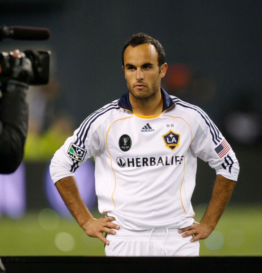 (Trent Nelson  |  Tribune file photo) LA's Landon Donovan glares after losing the MLS Cup Sunday, November 22 2009 at Qwest Field in Seattle.