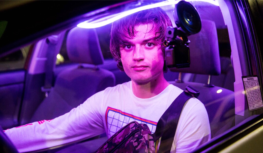 (Rylan Perry  |  courtesy of Sundance Institute) Joe Keery stars in "Spree," directed by Eugene Kotlyarenko, an official selection of the NEXT program at the 2020 Sundance Film Festival.