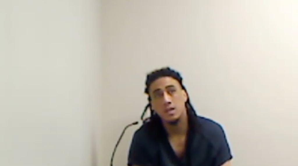(Screenshot via Webex hearing) Ryan Toutai, 32, made his first appearance in court on Friday after he was charged with obstructing an investigation into the Jan. 7 shooting outside a Salt Lake City Latter-day Saint meetinghouse.