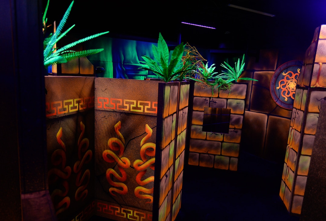 (Francisco Kjolseth  |  The Salt Lake Tribune)  All Star Bowling has opened a new 70,000 square foot, high-tech bowling and entertainment center at Valley Fair Mall, in West Valley City. It has 32 lanes with luxury seating, laser tag and virtual reality games as well as old-school air hockey, basketball and bumper cars. Inside the center is the new Pins & Ales 21+ bar with more games including axe throwing.