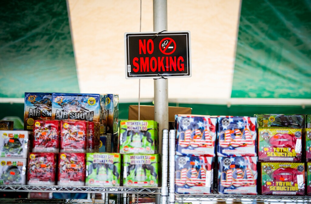 (Isaac Hale | Special to The Tribune) A red flag warning will be in effect throughout this weekend and for the Fourth of July, and officials around the state have asked people not to light personal fireworks — because of the danger of starting wildfires.