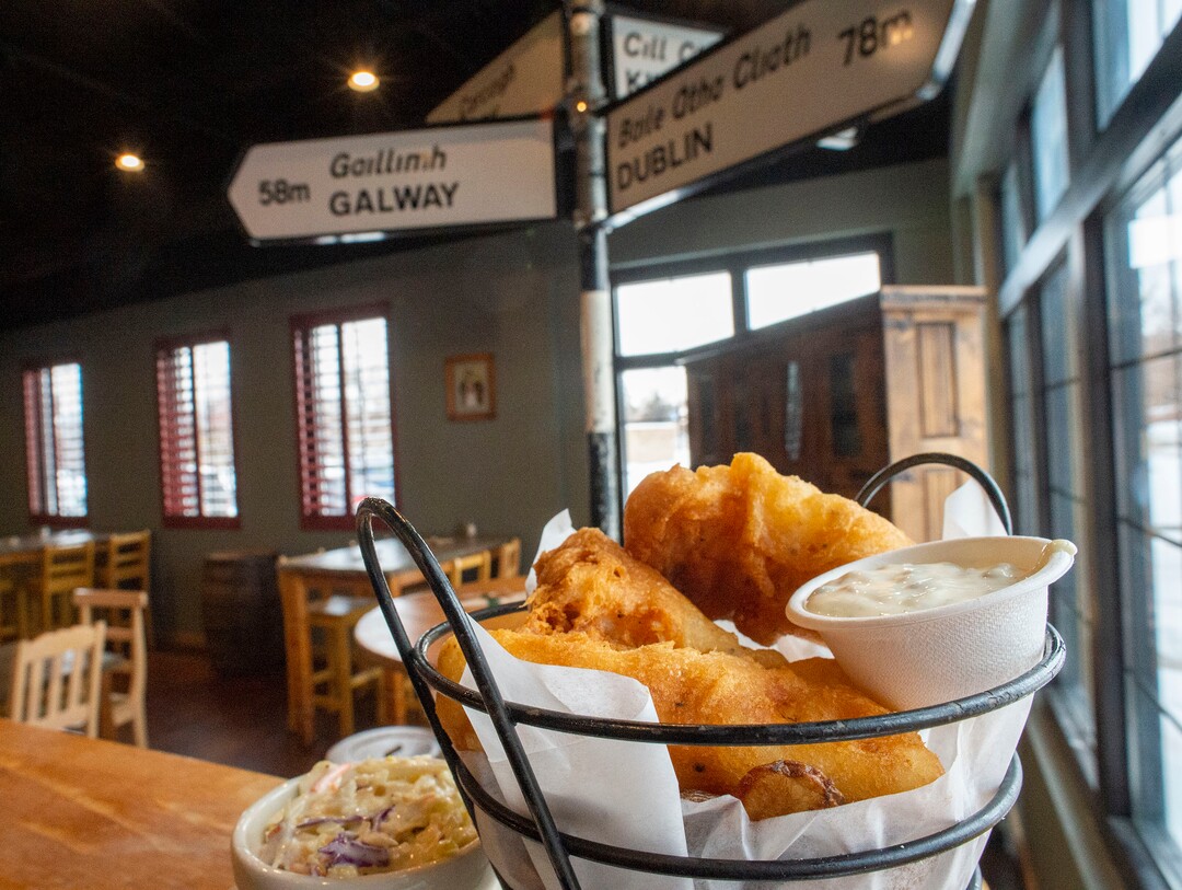 (Rick Egan  |  The Salt Lake Tribune)       Fish  & Chips at MacCool's Public House in Layton, Thursday, Feb. 6, 2020.