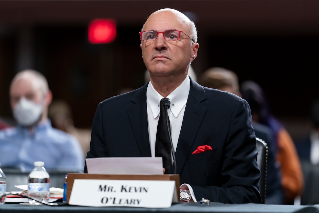 (J. Scott Applewhite | AP) Investor and star of "Shark Tank" Kevin O'Leary, testifies before the Senate Banking Committee at the Capitol in Washington, Wednesday, Dec. 14, 2022.
