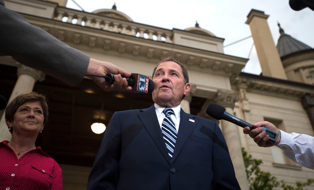File photo, Steve Griffin / The Salt Lake Tribune

In response to a question from a middle school student, Gov. Gary Herbert said on Wed., Jan. 3, 2018, that he thinks voters will approve an initiative to legalize medical marijuana.