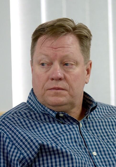 (Leah Hogsten | The Salt Lake Tribune) Troy K. Walker and fellow members of the Utah Transit Authority Board discussed logistics of the controversial UTA Clearfield land deal during their open meeting, Wednesday, April 26, 2017.