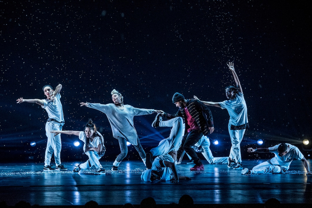 (Photo courtesy of Tim Norris) The Hip Hop Nutcracker, shown being performed at Dolby Theatre in Los Angeles on Nov, 17, 2017, combines Tchaikovsky’s music and Hoffmann’s story with a breakdancing “B-boy Dream Team,” a DJ, an electric violinist, and an opening set from rapper Kurtis Blow. The show takes place at Eccles Theater in Salt Lake City on Nov. 21, 2019.