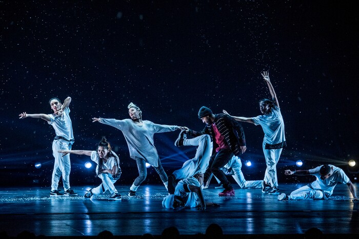 (Photo courtesy of Tim Norris) The Hip Hop Nutcracker, shown being performed at Dolby Theatre in Los Angeles on Nov, 17, 2017, combines Tchaikovsky’s music and Hoffmann’s story with a breakdancing “B-boy Dream Team,” a DJ, an electric violinist, and an opening set from rapper Kurtis Blow. The show takes place at Eccles Theater in Salt Lake City on Nov. 21, 2019.