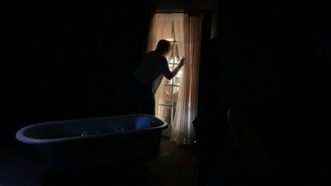 (Graham Brown  |  courtesy of SONDERimmersive) Ashley Wilkinson plays The Mother in the experimental theater group SONDERimmersive's new production, "The Carousel," staged at the Dreamscapes walk-through art installation in The Gateway.