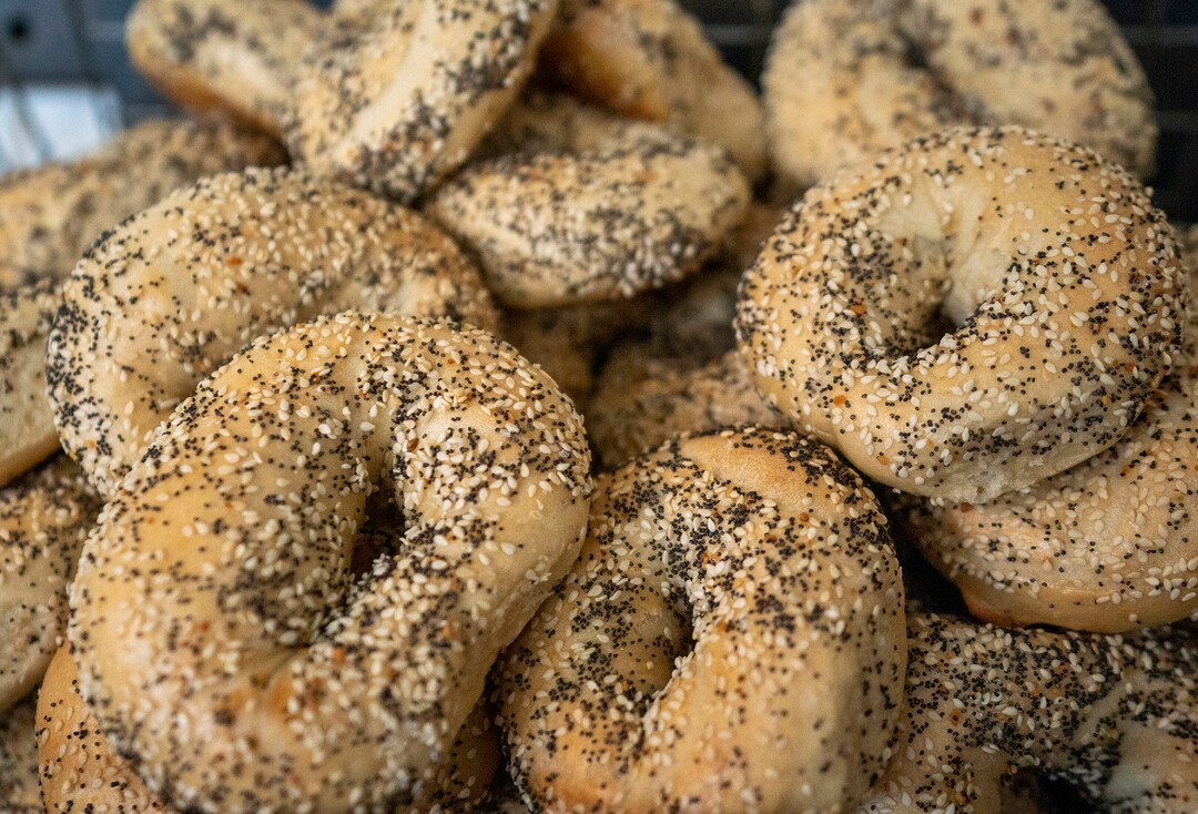 (Rick Egan | The Salt Lake Tribune) The Everything bagels are one of the best sellers at The Bagel Project, on Tuesday, Jan. 26, 2021.