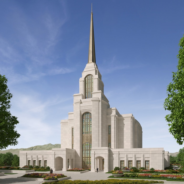 (Rendering courtesy of The Church of Jesus Christ of Latter-day Saints)
The Syracuse Utah Temple