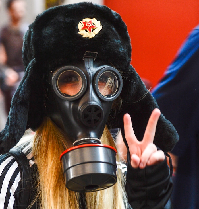 Leah Hogsten  |  The Salt Lake Tribune  Cosplayers roam the aisles atÊFanX Salt Lake Comic Convention, Saturday, April 20, 2019. 