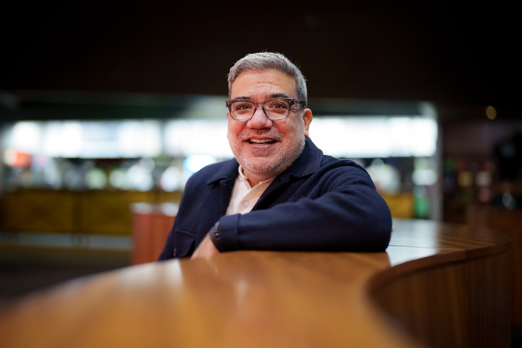 (Trent Nelson  |  The Salt Lake Tribune) Eugene Hernandez, the new director of the Sundance Film Festival, at the Broadway Centre Cinemas in Salt Lake City on Wednesday, Jan. 10, 2024. The festival returns to Park City and Salt Lake City, Jan. 18-28, 2024.