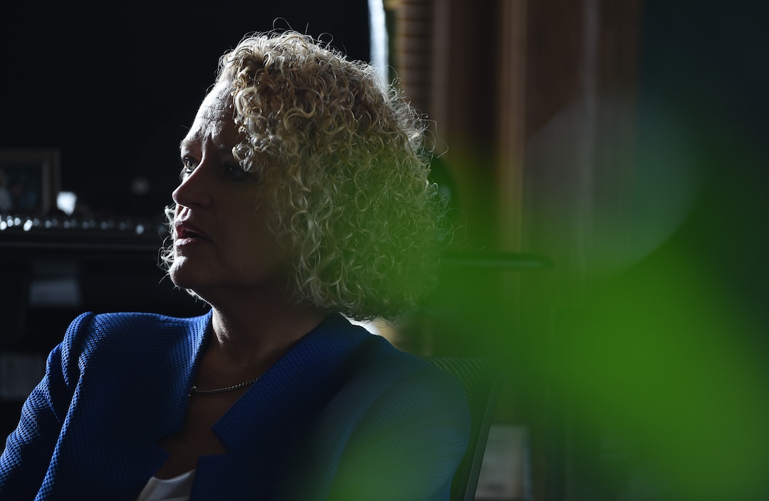 (Francisco Kjolseth  |  The Salt Lake Tribune)  Salt Lake City Mayor Jackie Biskupski reflects on the past year and looks ahead during a sit down interview in her office at the Salt Lake City and County Building on Wednesday, Dec. 20, 2017.