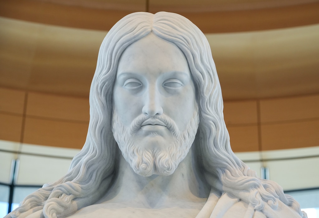 (Chris Samuels | The Salt Lake Tribune) A Christus statue is on display at the visitors’ center at Temple Square in Salt Lake City.