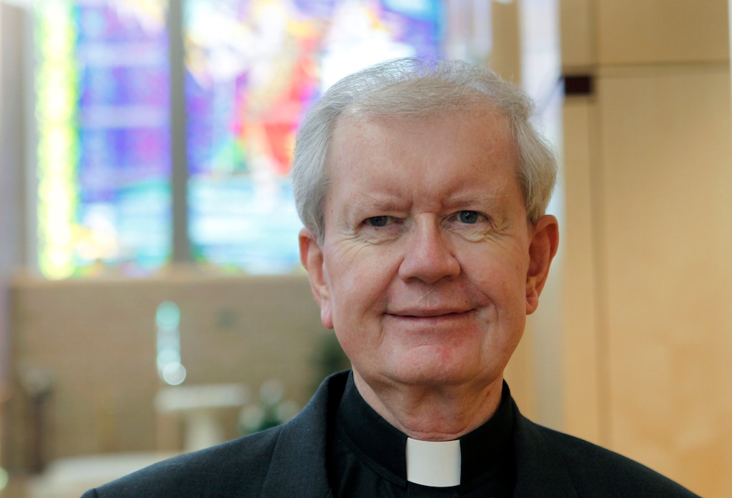 (Al Hartmann  |  The Salt Lake Tribune)
Monsignor Terence Moore, a longtime Catholic leader in Utah, died Dec. 19, 2023.