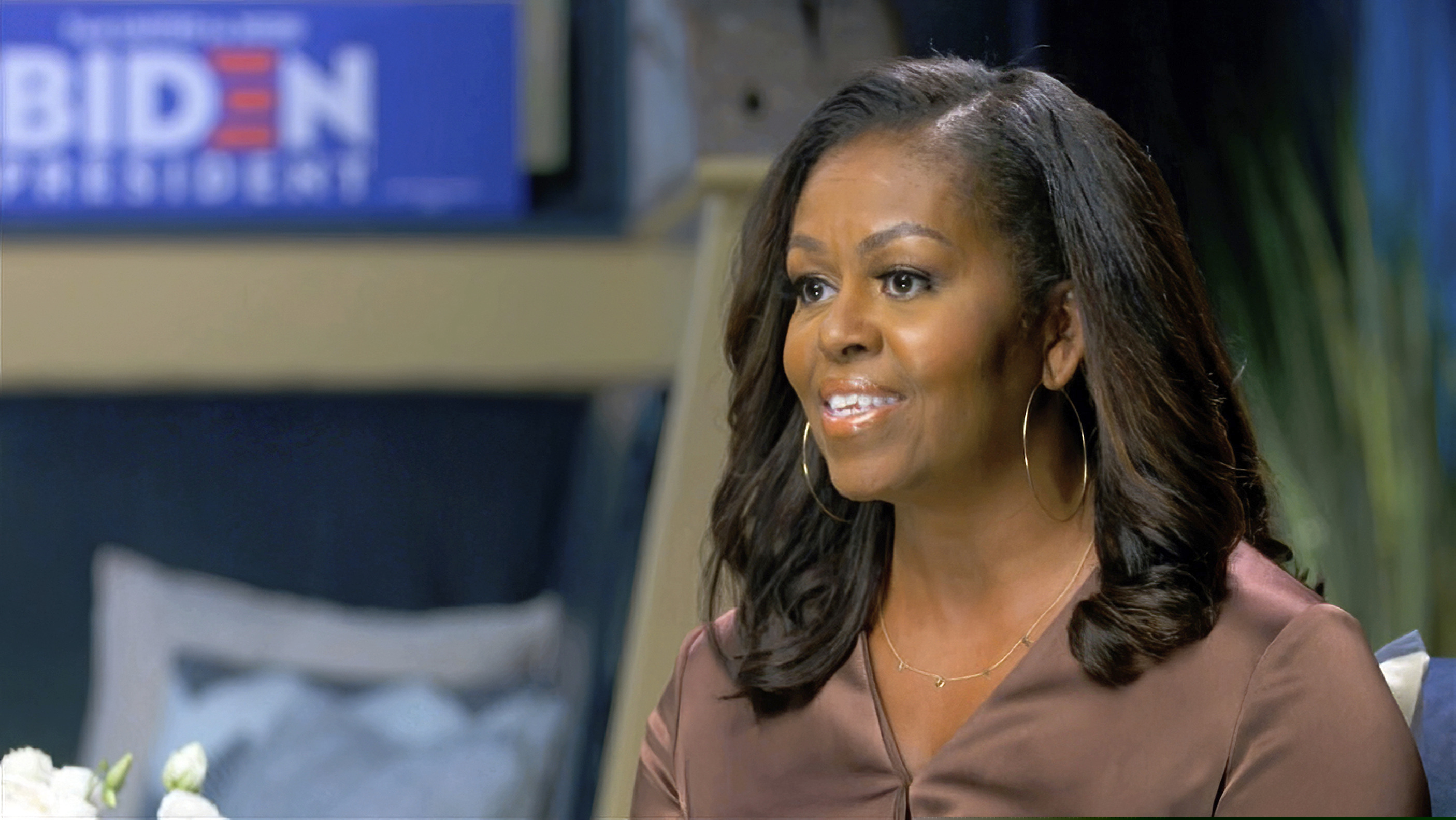 (Democratic National Convention via AP)  In this image from video, former first lady Michelle Obama speaks during the first night of the Democratic National Convention on Monday, Aug. 17, 2020.
