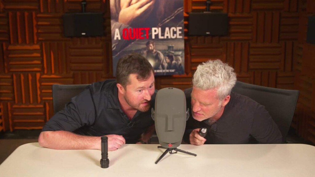 (Photo courtesy of Paramount Pictures) "A Quiet Place" supervising sound editors Erik Aadahl, left, and Ethan Van der Ryn.