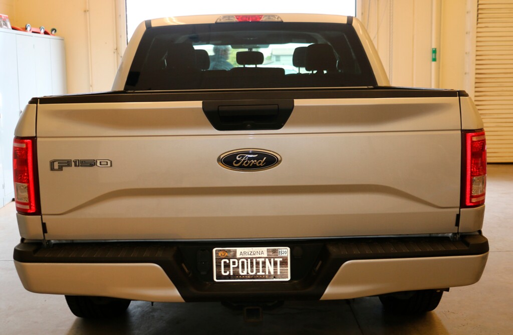 (FBI via AP) This undated photo, released by the Federal Bureau of Investigation, is a silver 2017 Ford F150 pickup truck with Arizona license plates CPQUINT that Lori Vallow and her children were seen traveling in during a visit to Yellowstone National Park. Vallow is expected to be sent from Hawaii to Idaho to face charges in the disappearance of her young son and teenage daughter. Vallow was arrested in February 2020 in Hawaii on felony charges of child abandonment in Idaho. She's being held on $5 million bail, and her first court appearance in Idaho is Friday, March 6.