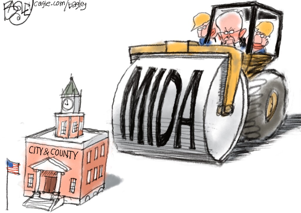 Pat Bagley | Steamrolled