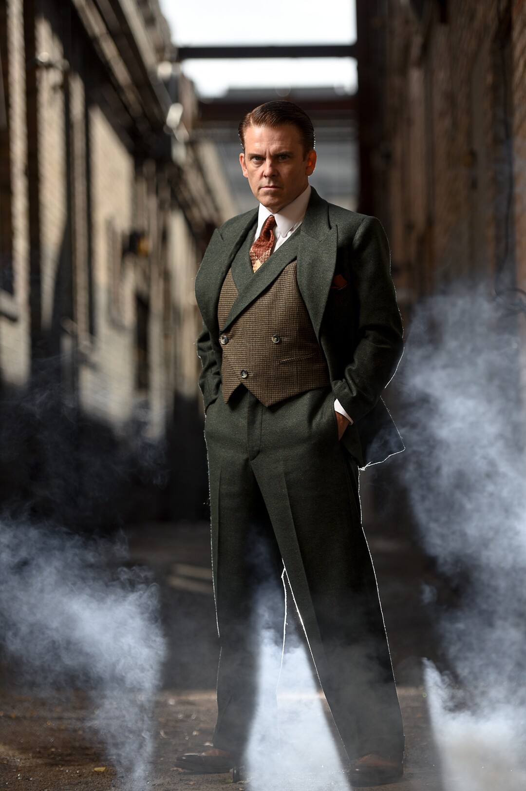 (Francisco Kjolseth | The Salt Lake Tribune)  Robert Creighton, an actor who is the writer, composer and star of "Cagney: The Musical," opening Sept. 20 at the Pioneer Theatre, where it is being groomed for a possible run on Broadway.